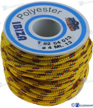 "IBIZA" REEL 4 mm YELLOW