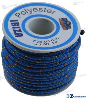 Carretel Ibiza 4 mm Azul (GS60161)Carretel náutico Ibiza para corda de 4 mm, resistente à corrosão e ideal para armazenamento se