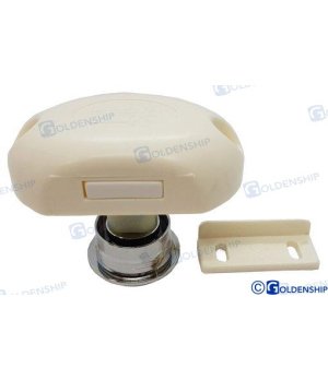 Fecho de Guantera Lateral Cromado 16mm (GS72440)Fecho de guantera lateral cromado 16mm. Fechadura resistente à corrosão para emb
