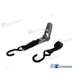 Cinghia con Tenditore Inox 25 mm 4,5 m (GS76071)Cinghia marina 25 mm con tenditore inox 4,5 m, resistente alla corrosione per mo