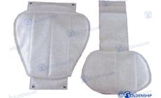 Cuscino e Schienale Admiral (GS73211)Cuscino e schienale ergonomico Admiral per barca, resistente all'acqua e agli UV. Comfort s
