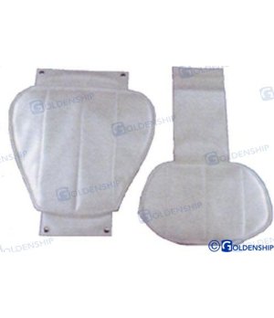 Cuscino e Schienale Admiral (GS73211)Cuscino e schienale ergonomico Admiral per barca, resistente all'acqua e agli UV. Comfort s