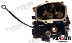 Testata Cilindro Completa (PAF6-04050000)Testata cilindro completa per motori marini fuoribordo. Componente di qualità con mater