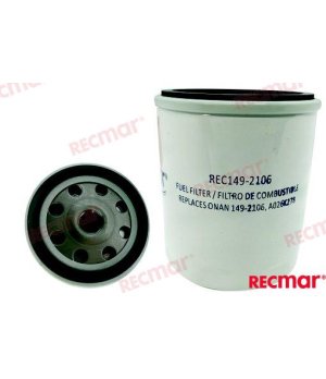 Filtro de Combustível (REC149-2106)Filtro de combustível de elevada eficiência para motores náuticos. Protege o sistema de injeç