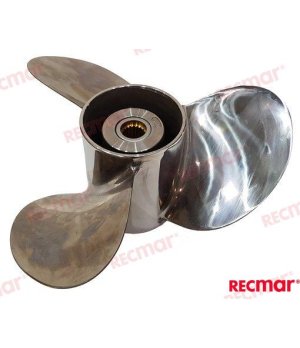 Elica Inox DP (REC3-19RINOX)Elica marina in acciaio inox DP ad alte prestazioni. Resistente alla corrosione per motori fuoribord