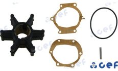 Impulsor (CEF500330)Impulsor de arrefecimento para motores náuticos. Componente essencial para circulação de água e manutenção d