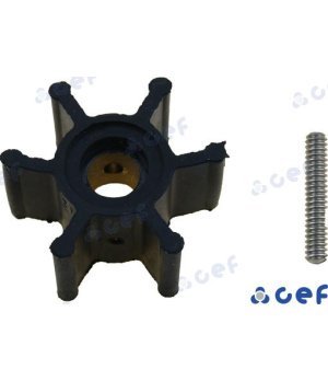 Impulsor 312-11-008 (CEF500123X)Impulsor de bomba de água para sistemas de refrigeração de motores náuticos. Garante circulação 