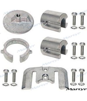 Kit Ânodo de Magnésio (CMBRAVO1KITM)Kit de ânodo de magnésio para proteger motores e estruturas metálicas contra corrosão marinh