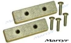 Kit Anodo Trim Tab Bennet Alluminio (CMBNT1AKITA)Kit anodo in alluminio per trim tab Bennet. Protezione catodica completa contro