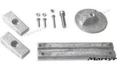 Kit Anodi Verado 4 Cilindri Magnesio (CMVERADO4KITM)Kit completo di anodi in magnesio per motori Verado 4 cilindri. Protezione a