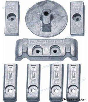 Kit Anodi Verado 6 Cilindri Magnesio (CMVERADO6KITM)Kit anodi in magnesio per motori Verado 6 cilindri. Protezione totale dalla 