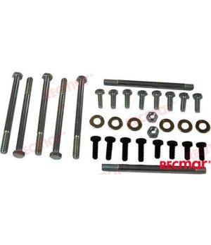 Kit de Parafusos Colector (REC18-8549)Kit de parafusos para colector de admissão. Componentes em aço inoxidável para motores náu