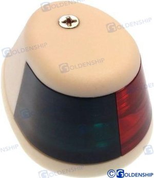 Luce Bicolore Bianca LED (GS10305)Luce bicolore bianca LED per applicazioni nautiche. Tecnologia efficiente e resistente all'amb