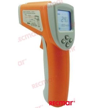 Termómetro Infravermelho HIBOK-73 (TECDT8580)Termómetro infravermelho preciso para medições rápidas de temperaturas em equipamen