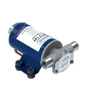 WATER PUMP 28L/MIN 12VBomba eléctrica de achique, baldeo, sistemas de agua dulce, etc.
Cuerpo de latón OT58, impulsor flexible d