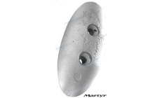 Ânodo de Casco 111x51 (CMM24)Ânodo sacrificial de casco 111x51 mm (CMM24) para proteção catódica eficaz contra corrosão galvânic