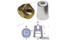 Anodo Conico Quadrato (TEN00415Q)Anodo conico quadrato sacrificale per protezione catodica di motori marini. Previene la corrosi