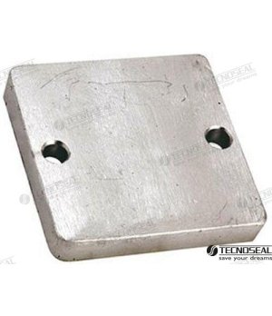 Ânodo Quadrado 64x64x10 (TEN00210)Ânodo quadrado de proteção catódica para embarcações. Dimensões 64x64x10 mm, protege contra co