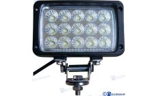 Faretto LED da Ponte 45W Nero (GS10244)Faretto LED da ponte 45W 2300 lumen, corpo alluminio, supporto inox regolabile, IP68, 3-3
