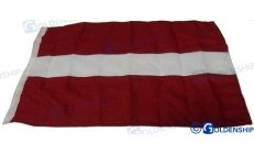 Bandeira da Letónia 30x45 cm (GS73458)Bandeira da Letónia 30x45 cm para sinalização náutica. Resistente à água salgada e UV, ide