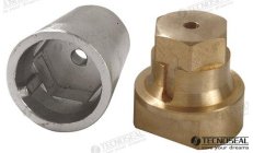 Ânodo Radice D.25 M20 x 1.5 (TEN00410E/3)Ânodo de sacrifício Radice com rosca M20 x 1.5 para proteção catódica de motores de pop
