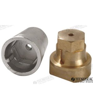 Ânodo Radice D.25 M20 x 1.5 (TEN00410E/3)Ânodo de sacrifício Radice com rosca M20 x 1.5 para proteção catódica de motores de pop