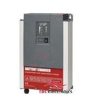 Caricabatterie 12V 60A 2 Uscite (TBS5026400)Caricabatterie marino 12V 60A con doppia uscita per ricariche veloci e affidabili. I