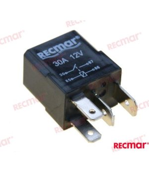 Relé Marítimo (REC68F-8195A-00)Relé marítimo de alta performance para sistemas elétricos de embarcações. Compatível com motores 