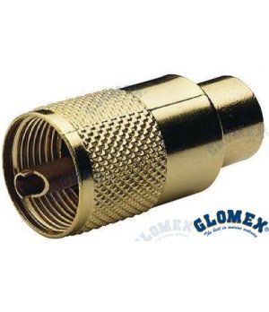 PL259 CONNECTEUR OR POUR RG213