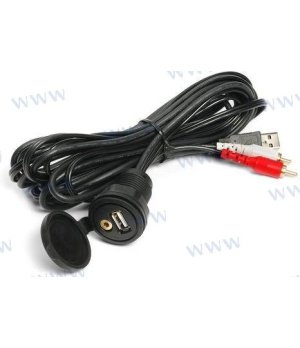 CONEXION USB Y 3,5MM   PANELABLE