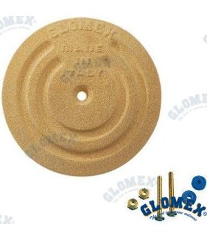 Piastra di Massa Rotonda 128mm (GLORA202)Piastra di massa rotonda 128mm per sistemi elettrici marini. Garantisce una messa a ter
