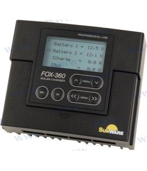 FOX-360 20A LCD-LADECONTROLLER 12/