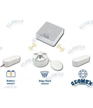 Sistema de Controlo Remoto sem Fios (GLOZB101)Sistema de controlo remoto sem fios para motores e equipamentos náuticos. Comando 