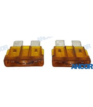 Fusíveis ATC 5 Amp. (2 unidades) - AM604005Pack com 2 fusíveis ATC de 5 amperes para proteção elétrica de embarcações. Component
