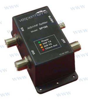 Splitter AIS VesperMarine (VESSP160)Splitter AIS per la distribuzione del segnale su più ricevitori. Soluzione affidabile per la