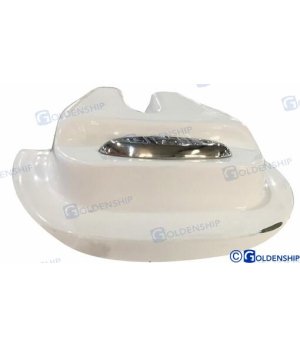 Cornamusa Bianca (HSCLEAT-C)Cornamusa bianca per ormeggio nautico, robusta e resistente alla corrosione. Ideale per il fissaggio