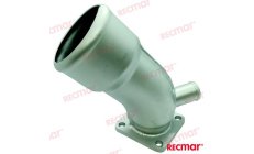 Gomito Scarico Yanmar Serie 3JH/4JH (MAR13561)Gomito di scarico originale per motori Yanmar 3JH e 4JH. Resistente alla corrosion