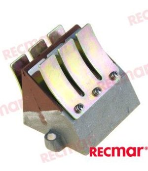Válvula de Lâminas (REC688-13610-00)Válvula de lâminas de precisão para controlo de circulação de água em motores náuticos. Resi