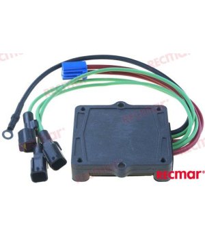 Retificador Yamaha (REC6P2-81960-03)Retificador Yamaha OEM REC6P2-81960-03 para motores fora de borda. Converte corrente alterna