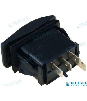SWITCH LUCE On-Off-On Schwarz