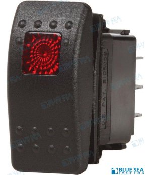 Interruttore Luce Off-On Nero (BS7929)Interruttore marino 2 posizioni Off-On nero per illuminazione a bordo. Resistente alla cor