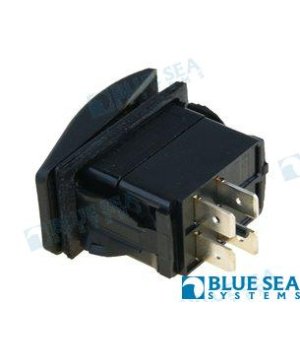 Interruptor de Luz Off-(On) Preto (BS7935)Interruptor de luz marinho preto Off-(On), robusto e resistente à corrosão. Solução fi