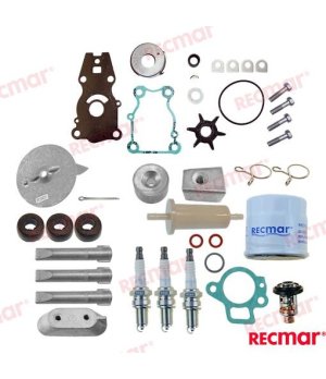 Kit de Manutenção Yamaha F40B (RECKITF40B)Kit completo de manutenção para motor Yamaha F40B. Inclui filtros, velas e vedantes or