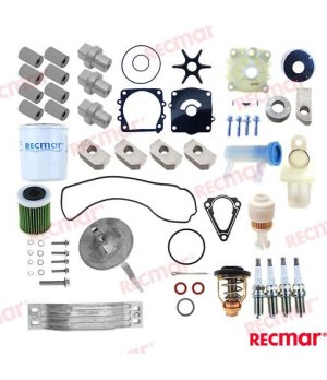 Kit de Manutenção Yamaha F150 (RECKITF150CR)Kit completo de manutenção para motor de popa Yamaha F150. Componentes essenciais pa