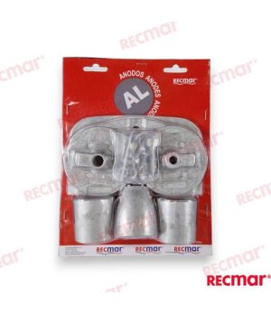 KIT ANODOS MERCURY ALUMINIO