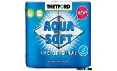 AQUA SOFT "NEW" 4 Rotoli (TF202240)Carta igienica nautica premium biodegradabile per barche. 4 rotoli altamente solubili per sis