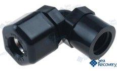 Raccordo ELB90 1/2" MPT x 3/8" TUB Plastica (PAR0204021969)Raccordo plastico ELB90 90° per sistemi d'acqua marina. Connessione 1