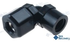 Raccordo ELB90 1/4FPTX3/8TU Plastica (PAR0204011769)Raccordo elbow 90° in plastica 1/4"FPTx3/8"TU per sistemi di raffreddamento 