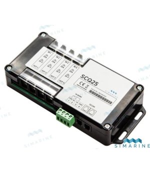 Quadro Shunt 4X25A (SIMS003)Quadro Shunt 4X25A per la distribuzione di potenza su imbarcazioni. Componente resistente alla corro