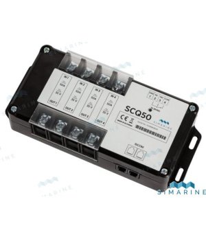Quadro Shunt 4x50A (SIMS008)Quadro shunt 4x50A per la distribuzione di potenza su imbarcazioni. Gestione affidabile e protezione